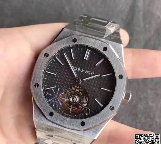 Audemars Piguet Royal Oak Tourbillon 26510PT.OO.1220PT.01 JF Factory 1:1 Best Edition Replica Watch Grey Dial